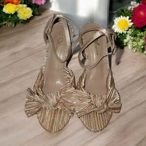 Athlefit Womans Size 7.5 Tan Women's Strappy Heels For Any Occasion